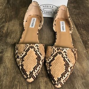 Steve Madden Snake Flats